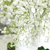 Flores decorativas 1 PC Babysbreath Gypsophila Artificial Fake Silk Diy Fiesta de bodas Toque real