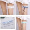 Femmes Girls Costume Accessoires Bridal Garter Mariage Accessoires Bow Lace Garter Ligle Ligne de jambe NOUVELLE mode