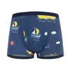 4pcsLot Boys Boxer Briefs Kids Cotton Underwear Baby Boy Underpants Teenager Cartoon Print Soft Children Panties 215Y 240409