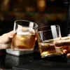 Vinglasögon som lutar botten Glas kopp cocktail juice transparent tumbler 3 stilar välj för bar