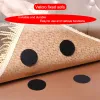 5/10 PCS Fuerte Selfing Adhesive Dots Pegatinas Cinta de bucle de gancho adhesivo para la sábana Sofá Mat de la alfombra Anti -Mat de la alfombra Slip