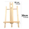 MOTARRO 1PCS NATUURLIJKE HOUTE EADELFRAME TRIPOD Display Holder trouwtafel Naam kaart Standaard Kinderen schilderen Display Craft