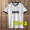 Retro Real Madrids Soccer Courseys قمصان كرة القدم Guti Ramos Seedorf Carlos Ronaldo Zidane Raul Finals Kaka 05 06 08 08 09 10 11 12 13 14 2005 2006 2010 2011 666