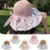 UV Protection Sun Hat Fashion Bubble Flower SunShading Breathable Big Brim Ladies240409