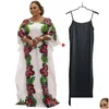 Vêtements ethniques de grande taille Robes de soirée Femme Dashiki Robe africain Robe Couvure Luxury Dubaï Kaftan Abaya Muslim Dr DH6VV