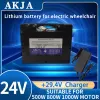 24V20AH30AH40AH50AH Electric Wheelchair Electric Bicycle Lithium Battery kan ersätta bly-syrabatteri för att stödja 1000W motor