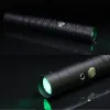 Dubbelkantad lampan RGB 7 Färger Byt LED-lasersvärd två i en Switble Saber Sound Full Metal Hands Cosplay Gift