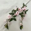 Dekorativa blommor 1 PC Färgglad blommig konst Camellia Bouquet Handgjorda 2 Gorks Artificial Flower Home Wedding Table Decoration