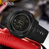 OFNS Top Brand Men Watches Sports PedaMeter Calory 50m Waterproof LED Digital Watch Military Wristwatch Relogio Masculino