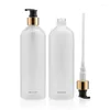 Lagringsflaskor grossist tom 120/150/250 ml anpassad husdjur plast dusch gel pump dispenser flaskemulsioner kosmetika makeup rese set