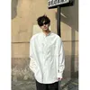 Erkekler Sıradan Gömlek Modaya uygun yakışıklı kızarmış sokak yıldızlı gömlek 2024 yaz omuz Çin tarzı uzun kollu güneş koruma ceket