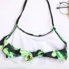 Focle Girl Swimsuit Kids Kids Avocado Print Girl Bikini Set 7-14 anni Due pezzi da bagno per bambini Halter Top Girls Bathing Abita