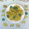 Party Decoratie 1 Bag Gold Glitter Jungle Animal Paper Confetti Kids Birthday Decor Wild One Baby Shower Safari Table Scatter Props