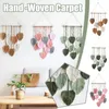 Tapestries Leaf Macrame Wall Hanging Boho Room Home Decor Woven Decoration Tapestry Living Gift Aesthetic Wedding X0N1