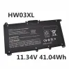 Batterien HW03XL 11.34V 41.04WH Laptop -Batterie für HP Star 15 2021 TPNQ245 15EG0010TX 17CN000