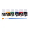 6 Cores Conjunto de tintas acrílico Pigmentos Premium Diy Art Art Supplies for Wall Art Graffiti Aquarela Gouache Art Desenho