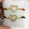 Bracelets de charme 1pcs Tecido à mão Pulseira de veleiro de corda ajustável para mulheres Sucesso Lucky Knot Red Jewelry Gift Friend Drop Deli Dheys