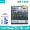 B2PW4100 Mobiltelefonersättningsbatteri för HTC Google Pixel 1 Pixel1 5 tum/för Nexus S1 Pixel XL M1 B2PW2100
