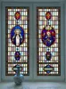 Fensteraufkleber Selbstadheisve Kleber Kirche Film Buntglas Veranda Spiegel undurchsichtiger Aufkleber Europäischer Balkon Licht transparent Farbe