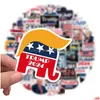 Kids Toy Stickers 50Pcs Trump 2024 Presidential Election Iti For Diy Lage Laptop Skateboard Motorcycle Bicycle Drop Delivery Toys Gift Dhgno