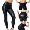 Bästsäljare Winter Style Women Leather Pants Ny Solid Casual Wear High Quality