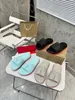 Luxury zażądaj lato mężczyźni muły gumowe dno Slipper moda skórzana platforma plażowa sandały rozmiar 35-46