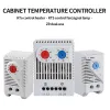 KTO011 KTS011 DIN rail mini compact bimetallic thermostat Mechanical temperature controller Normally open Normally closed