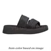 Luxury Platform Designer Chloe Sandals Women Cloud Mila Slides famous Woody Mule Slippers denim Wedge Espadrille Black White【code ：L】Low Heels Shoes