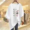 Camisas casuais masculinas Moda de moda feminina Ópera impressa T-shirt Summer Manga curta All Cotton Loose PDLJ588 YQ240409