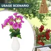 Dekorativa blommor konstgjorda falska morgon glans Silk Petunia Orchid Hanging Basket Vibrant Symbol For Home Garden Wedding Bauble