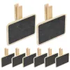 Wood Mini lavagna Clips Blackboard Foto Prezzo Messaggio decorativo Messaggio di matrimonio Segno di piccoli matrimoni feste