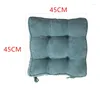 Oreiller 1pc neige en peluche épaisse chaise de siège tapis de haute qualité canapé décoration tatami sol soft 45 45cm