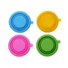 Silicone mondiale pieghevole tazze pieghevoli da 150 ml di tazza di acqua alimentare da viaggio in silicone in silicone retrattile a mano portatile portatile