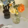 Вазы маленькие стеклянные ценные цветочные композиции Аквакультурные искусственные цветы гостиная Dec