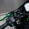 För Kawasaki Z650 Z750 Z800 Z900 Z900RS SE Z1000SX Z250 Z300 Z400 Motorcykeltillbehör Aluminium Spegelhål Pluggar Skruvar Bultar