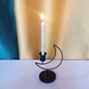 Kandelaarhouders houder voor pilaar kaarsen metaal kandelaar maanvormige stand bureaublad tealight decoratie eetjarige feestje bruiloft