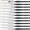 11 PCs Binche Brushes Conjunto para aquarela acrílica Oil Gouache Artistas de unhas Profissionais Detalhes Ferramentas finas Desenho de arte de arte