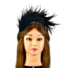 Vintage Colorful Carnival Performance Performance Copano Flapper Fare Fiather Fancy Head Abbattle Peste per capelli Accessori per capelli Woman Hair Accessori