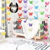 Dekoracja imprezy 3D Paper Butterfly Garland Buntings na wesele urodzinowe festiwal DIY Banner Wiszący dekoracje do sypialni dziecięcej dekoracje sypialni