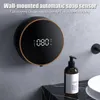 Liquid Soap Dispenser 300ML Automatic Foam Touchless Infrared Sensor USB Rechargeable Machine Wall Mounted LED Temperature Display