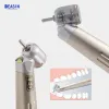 Tandheelkundig 45 graden LED High Speed Handpiece Air Turbine LED Handstuk Integreren E-Generator 2/4 Holes Dentistry Tools