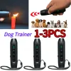 Ultrasonic Dog Repeller Rechargeable Plastic Electronic Training Devices with LED Flashlight Control Trainer Device Pet Supplies