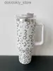 Mugs 40oz Stainless Steel Tumblers Cups With Lids And Straw Cheetah Cow Print Leopard Heat Preservation Travel Car Mus Lare Capacity Water Bottles With 0131 L49