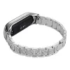 Bracelet Bracelet pour Xiaomi Mi Band 5/6 Remplacement du poignet métallique Smart Bling Bands Watch Strap Broupe pour femmes