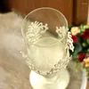 Bandlers Luxury Modern Metal Verre esthétique Romantic Iron Solder Unique European Decoration Mariages Room Decor