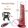 Riesige weiche Dildo -Vibratorheizung drahtloser Fernbedienung realistischer Penis Schwanz Schwanz Teleskope Dildos für Frauen sexy Spielsachen