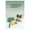 Lagerflaschen JFBL produzieren Sparer Kühlschrankbehälter für Obst und Gemüse Gemüse mit einstellbarer Luftentlüftung