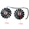 Pads Nowe dla MSI GeForce GTX1060 1070 1070TI 1080 1080TI 6/8GB Armour OC Card Graphics Fan PLD10010S12HH