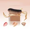 1PC Bigled Foundation Foundation Brushes Brushes Liquid Bronzer Making Bross Brushes Wavy Powder Face Essential Cosmetic Tools Portable