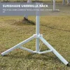 Sun Shade Beach Pliable Umbrelable Pliant support Triangle Stand Garden Gembelas Bases pour les ensembles de meubles de jardin